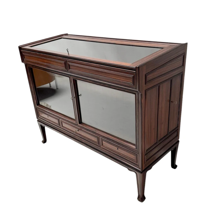 Art Deco Amsterdamse School Vitrine or display cabinet by Napoleon Le Grand